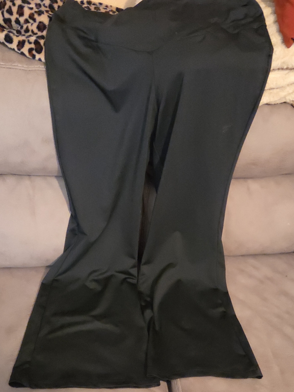 SHEIN Black Boot Cut Flare Pants